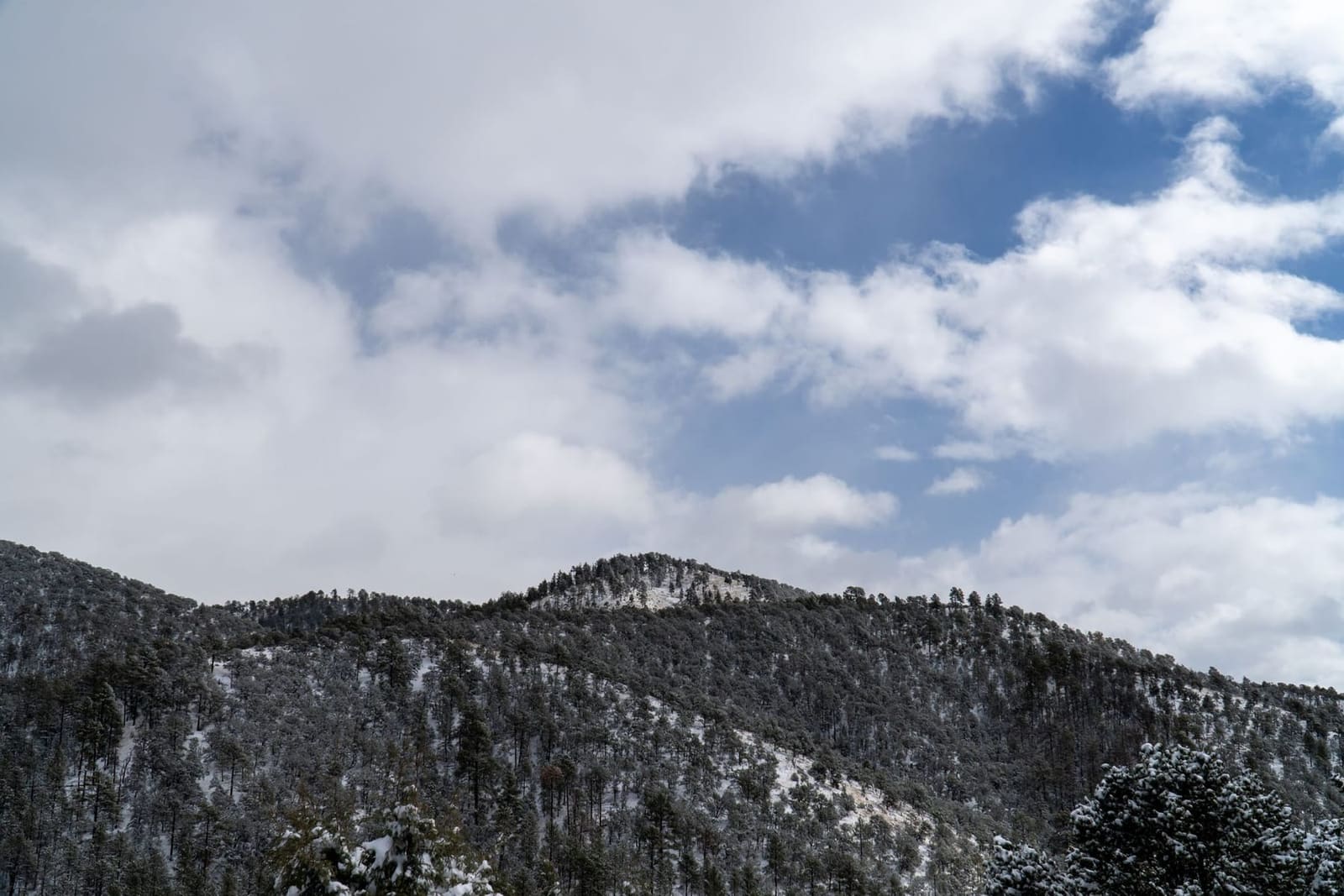 The Sangre de Cristo Mountains above Santa Fe