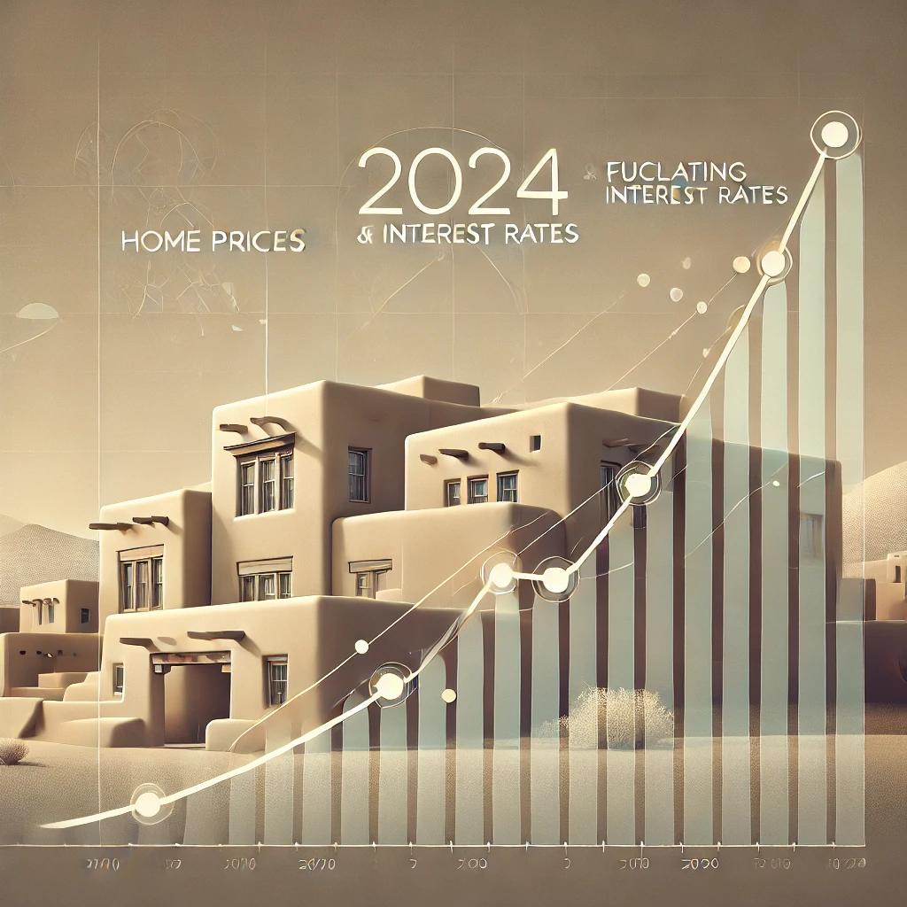 rising home prices and fluctuating interest rates in Santa Fe, NM